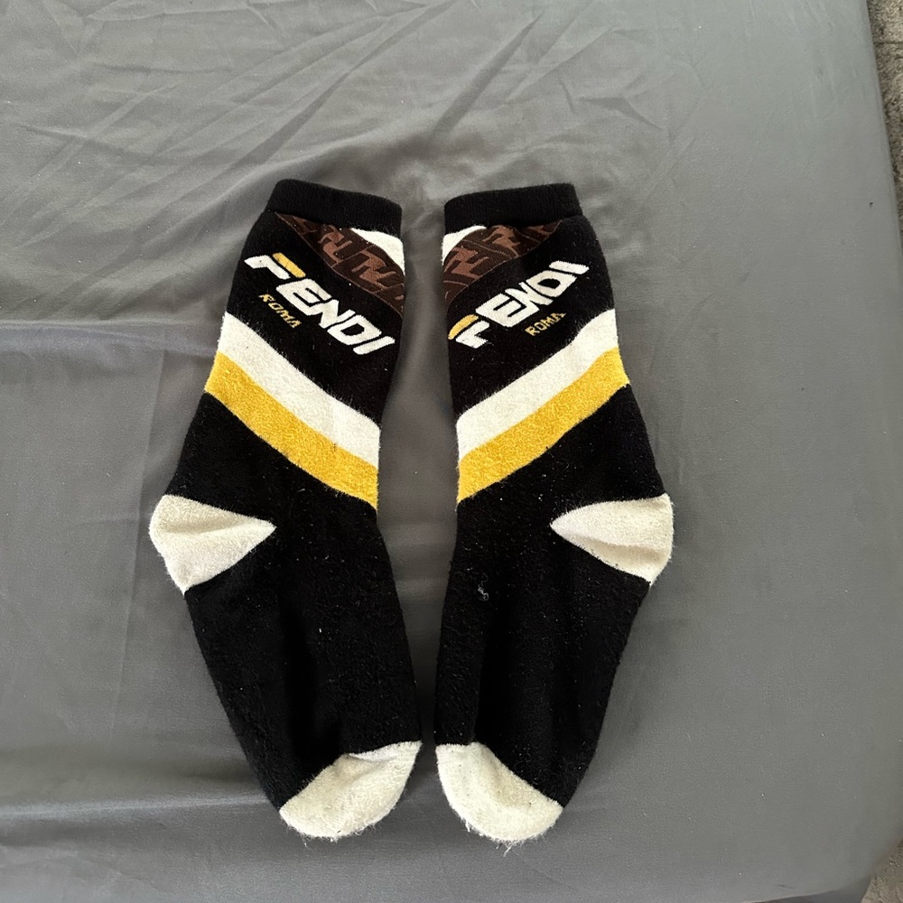 Fendi socks to match sneakers and shirt